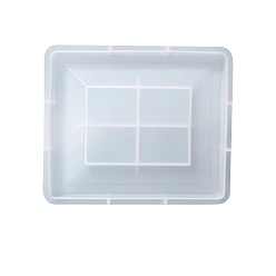 Белый Силиконовые формы для фоторамок пищевого класса своими руками, формы для литья смолы, белые, 227x177x2 мм