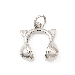 Платина Латунные микро проложить кубического циркония подвески, подвески для гарнитуры, долговечный, без свинца и без кадмия, стойки покрытие, с целью перехода в кольце, платина, 14.5x13.5x6.5 мм, отверстие : 3 мм