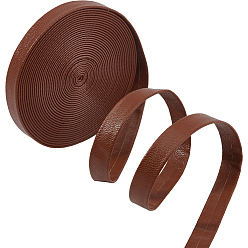 Кокосово-Коричневый Ленты из искусственной кожи, для сумок, изготовление ювелирных изделий, сделай сам крафт, кокосового коричневый, 1/2 дюйм (12 мм), около 5.47 ярдов (5 м) / пачка