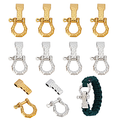 (52) Непрозрачная лаванда 8 сумки 2 цветные застежки-скобы из сплава, разноцветные, 33.5x13.5x9.5 мм, 4 мешков / цвет