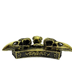 Темный Хаки Треугольные украшения для скульптуры из смолы вороны, держатель хрустального шара, для домашнего офисного стола, Темный хаки, 121x99x35 мм