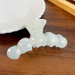 Белый Заколки для волос с когтями из ацетата целлюлозы (смола), аксессуары для волос для девочек и женщин, белые, 57x107 мм