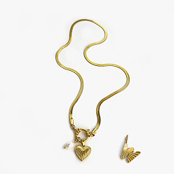 Letter W 304 ожерелья из нержавеющей стали с подвесками в виде букв и сердец для женщин, с натуральным пресноводным жемчугом, цветочный белый, золотые, Буква W, 18.23 дюйм (46.3 см)