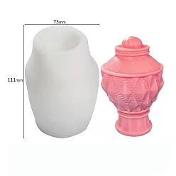 Белый Силиконовые формы для свечей своими руками, изготовление украшений, пищевой силикон, для изготовления свечей, белые, 73x111 мм