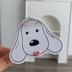 Собака Ацетат целлюлозы (смола) когтевой волос, животные, аксессуары для волос для женщин и девочек, собака, 85x65 мм