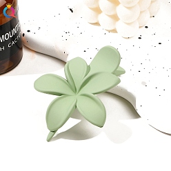 Бледно-Зеленый Симпатичные заколки для волос из кожи аллигатора в виде цветка, аксессуары для волос для девочек, бледно-зеленый, 105x75x40 мм
