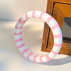 Бледно-Розовый Cmолы браслеты, полоса, розовый жемчуг, внутренний диаметр: 2.52 дюйм (6.4 см)