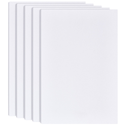 Белый Прямоугольная ПВХ-пена, полиэтиленовый картон, для песочного стола, презентации, художественные проекты, белые, 300x200x6 мм, 5 шт / комплект