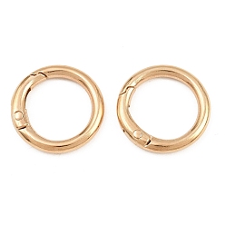 Light Gold Пружинные кольца из цинкового сплава, кольцо, золотой свет, 25x3.5 мм