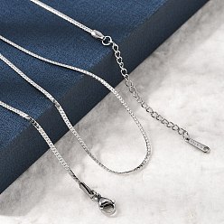 Нержавеющая Сталь Цвет 12шт. 1.5мм 304 Плоские цепочки из нержавеющей стали для мужчин и женщин, без потускнения, цвет нержавеющей стали, 17.72 дюйм (45 см)