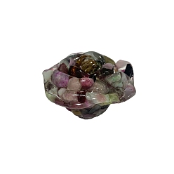 Турмалин Украшения из натурального турмалина, украшение дома из смолы, роза, 50x30 мм