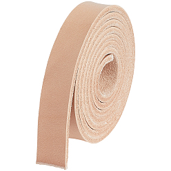 Античный Белый 1плоский кожаный шнур из поликарбоната, для кожевничества, старинный белый, 19x3.5~4 мм, около 100~125 см/шт.