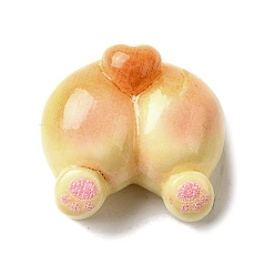 Food Симпатичные кабошоны из непрозрачной смолы, имитирующие пищевую продукцию, светлый хаки, хлеб, 13x14x7 мм