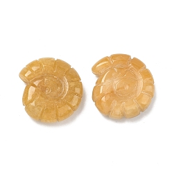 Топаз Нефрит Декоративные раковины из натурального топаза и нефрита., фигурка для украшения дома, энергетический камень рейки для исцеления, 26x23.5~24.5x9 мм