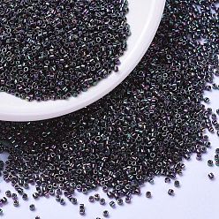 (DB1001) Металлический Сливовый Изумрудный Золотой Ирис Бусины miyuki delica, цилиндр, японский бисер, 11/0, (дБ 1001) металлик сливы изумрудно-золотой ирис, 1.3x1.6 мм, отверстия: 0.8 мм, около 10000 шт / мешок, 50 г / мешок