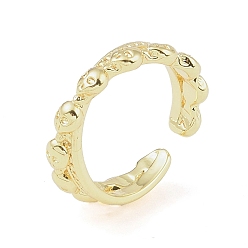 Skull 304 открытые манжеты из нержавеющей стали для женщин, золотые, череп, регулируемый, 6 мм