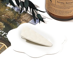 Белый Сплав зажимами волос, аксессуары для волос для женщин и девочек, белые, 50 мм