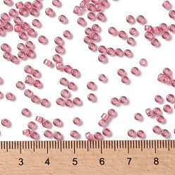 (959) Inside Color Light Amethyst/Pink Lined TOHO Round Seed Beads, Japanese Seed Beads, (959) Inside Color Light Amethyst/Pink Lined, 8/0, 3mm, Hole: 1mm, about 1110pcs/50g