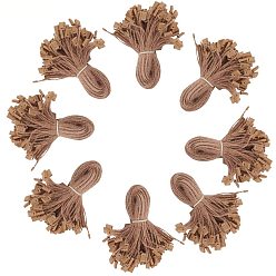 Цвет Древесины Джутовый шпагат, с печатью, пластиковые метки, деревесиные, 180x1 мм