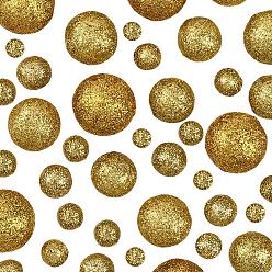 Золотистый 160 шт. 10 стили блестящие пенопластовые шарики для творчества, круглые, для изготовления рождественских поделок своими руками, золотые, 12~28 мм