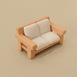 Сэнди Коричневый Мебель и бытовая техника мини модель из смолы, аксессуары для кукольного домика с микро-ландшафтом, притворяясь опорными украшениями, песчаный коричневый, 38x23x20 мм