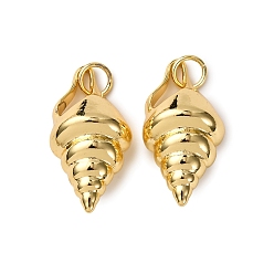 Другие Латунные подвески, с целью перехода в кольце, стойки покрытие, долговечный, без свинца и без кадмия, реальный 18 k позолоченный, 23x11.5x8.5 мм, отверстие : 3.5 мм