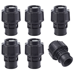 Black Plastic Faucet Adapter, Black, 61.5x42.5mm, 18.5mm inner diameter