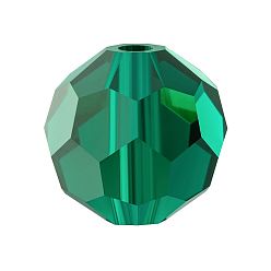 50730 Emerald Хрустальные бусины preciosa®, чешский хрусталь, 451 19 602 круглый, 50730 изумруд, 6 мм, отверстие : 1.2 мм