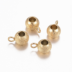 Золотой Ионное покрытие (ip) 304 дуги из нержавеющей стали, петля под залог, , Rondelle поруки бусы, золотые, 9x6x4.5 мм, отверстие : 2 мм, внутренний диаметр: 3 мм