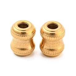 Golden 304 Stainless Steel Beads, Ion Plating (IP), Column, Golden, 10x13mm, Hole: 4mm