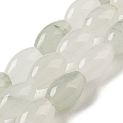 Andere Jade Natürliche Jade Perlen Stränge, Reis, 9x6~6.5 mm, Bohrung: 0.7 mm, ca. 44 Stk. / Strang, 15.94'' (40.5 cm)