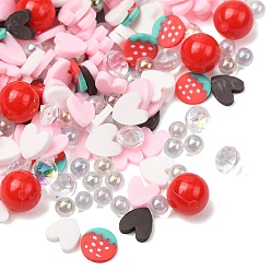 (52) Непрозрачная лаванда Наборы для самостоятельного изготовления фурнитуры из бусин, включая бусины ручной работы из полимерной глины и пластиковые бусины., разнообразные, разноцветные, 2.7~6x2.7~6x1~6 мм, Около 5555 шт / 500 г