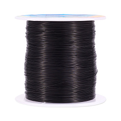 Black Round Copper Beading Wire for Jewelry Making, Long-Lasting Plated, Black, 28 Gauge(0.3mm), about 236.22 Feet(72m)/roll