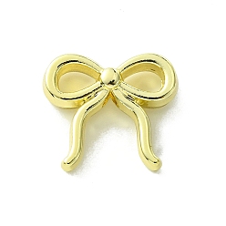 Golden Alloy Beads, Bowknot, Golden, 13.5x15.5x5mm, Hole: 1.8mm