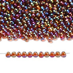 (DP257) Transparent Topaz AB Миюки 3.4мм капельные бусины, японский бисер, прозрачные цвета AB, (dp257) прозрачный топаз ab, 3.4x3 мм, отверстие : 0.65 мм, Около 8100 шт / 450 г