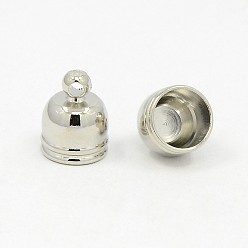 Платина Латуни мозг заканчивается, платина, 10x8 мм, отверстие : 1 мм