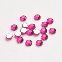 Средний Фиолетово-красный Акриловые стразы - кабошоны , граненые, полукруглый, средне фиолетовый красный, 3x1 мм , около 10000 шт / мешок