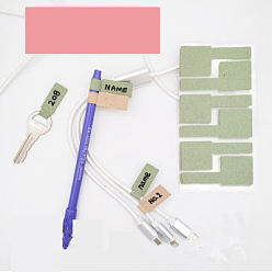 Темный Морско-зеленый Водостойкие деревянные стикеры, мини блокнот сообщение, для этикетки, сетка, темно-зеленый, 63x27 мм, 12 шт / пакет