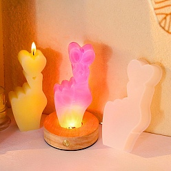Heart DIY Silicone Statue Candle Molds, For Silhouette Candle Making, Heart, 13x5.8x2.6cm