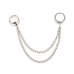 Платина Инструмент для фиксации леггинсов, магнитный бесшовный уголок для одежды рукав манжет брюки подол фиксированный зажим пуговица, фиксированная длина брюк укороченная, платина, 115x13 мм