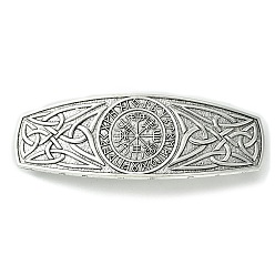 Tree of Life Заколки для волос из сплава, для женщин девушки, нержавеющая сталь, слово, 83.5x28.5x12.5 мм