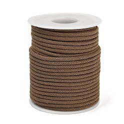 Верблюжий Нейлоновые нити, Миланские шнуры / витые шнуры, верблюжие, 3 мм, около 21.87 ярдов (20 м) / рулон