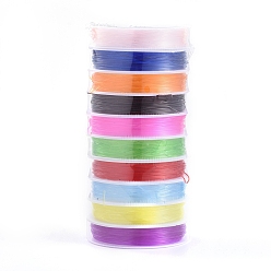 Mixed Color Elastic Crystal Thread, Mixed Color, Size: about 0.8mm thick, about 6.56 yards(6m)/roll