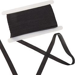 Черный 20m прозрачная нейлоновая трикотажная леска резинка, плоский, с картой дисплея 1pc картона, чёрные, 15 мм