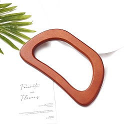 Trapezoid Деревянная ручка для аксессуаров для сумок ручной работы, трапециевидные, 185 мм