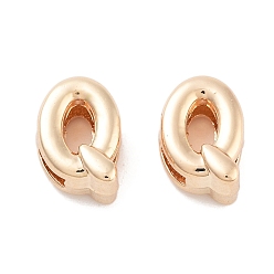 Letter Q Стойки подвески обшивки сплава, без кадмия и без свинца, гальванический никель, золотой свет, Буква Q, 9x6.5x5 мм, отверстие : 1.5x2.5 мм