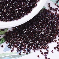 (DB0297) Гранатовый Рубиновый AB Бусины miyuki delica, цилиндр, японский бисер, 11/0, (дБ 0297) рубиновое, 1.3x1.6 мм, Отверстие: 0.8 мм, о 2000 шт / бутылка, 10 г / бутылка