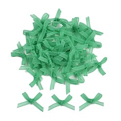 Средний Морско-зеленый Аксессуары для костюмов из нейлона, бантом, средний морской зеленый, 19x21x2.5 мм