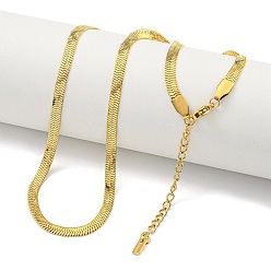 Настоящее золото 14K Ионное покрытие (ip) 304 ожерелье из змеиной цепи из нержавеющей стали для мужчин и женщин, реальный 14 k позолоченный, 16.34 дюйм (41.5 см)