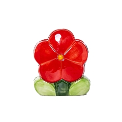 Red Ceramic Vases, Home Decoration, Flower, Red, 109x71x124mm